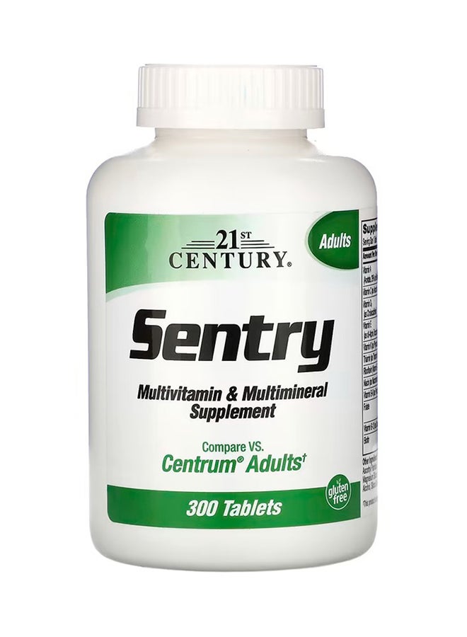 21st Century Sentry Multivitamin And Multimineral Supplement - 300 Tablets - Image 1